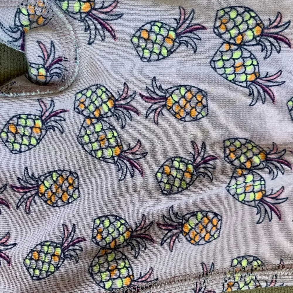 Hanna Andersson Pineapple Footless Sleeper